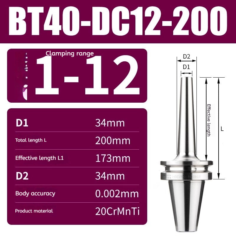 10045 BT30/BT40/BT50-DC high precision back-pull tool holder Shandong Denso Pricision Tools Co.,Ltd.